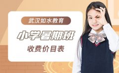 揭秘！2025武汉如水教育小学暑期班收费价格表